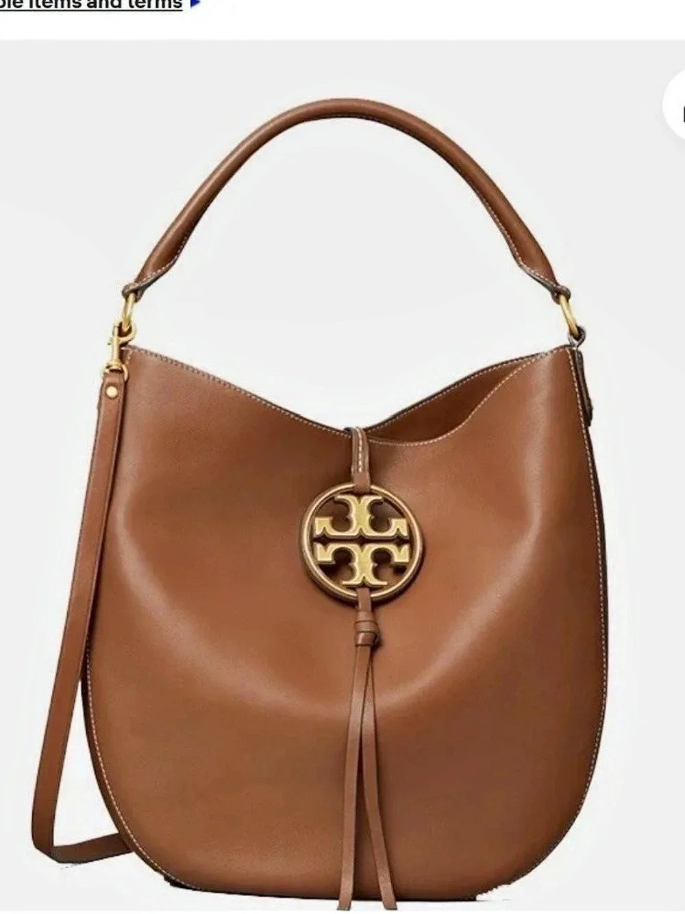 Tory Burch Miller Hobo Brown Bag